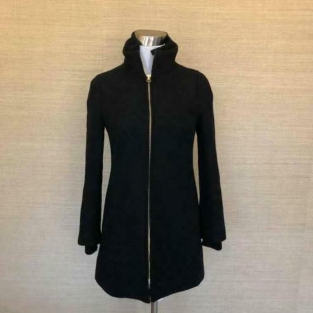 J.Crew Lodge Coat in Stadium-Cloth Wool H1207